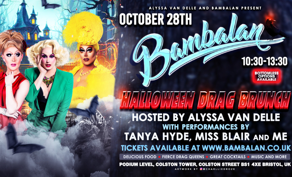 Halloween drag brunch at Bambalan event poster